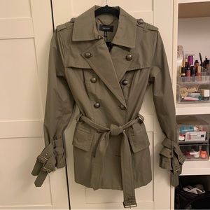 NWT Karen Millen Military Trench